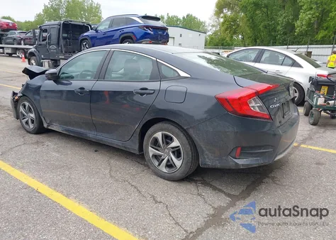 2019 Honda Civic Lx из США, поврежденный, VIN 2HGFC2F67KH600863